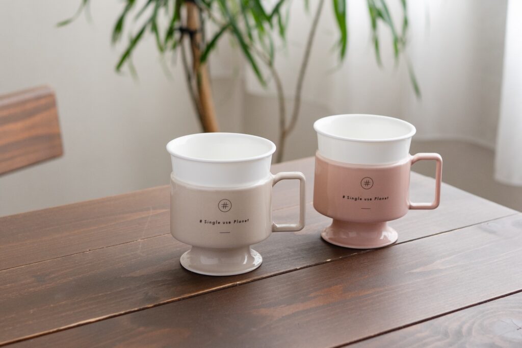 NIKKOの#Single use Planet cup マグカップ