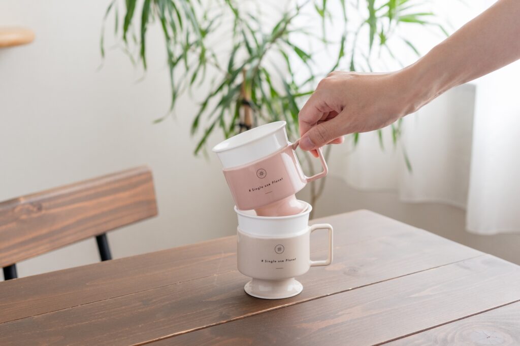 NIKKOの#Single use Planet cup マグカップ