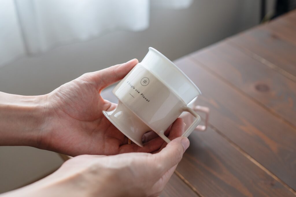 NIKKOの#Single use Planet cup マグカップ