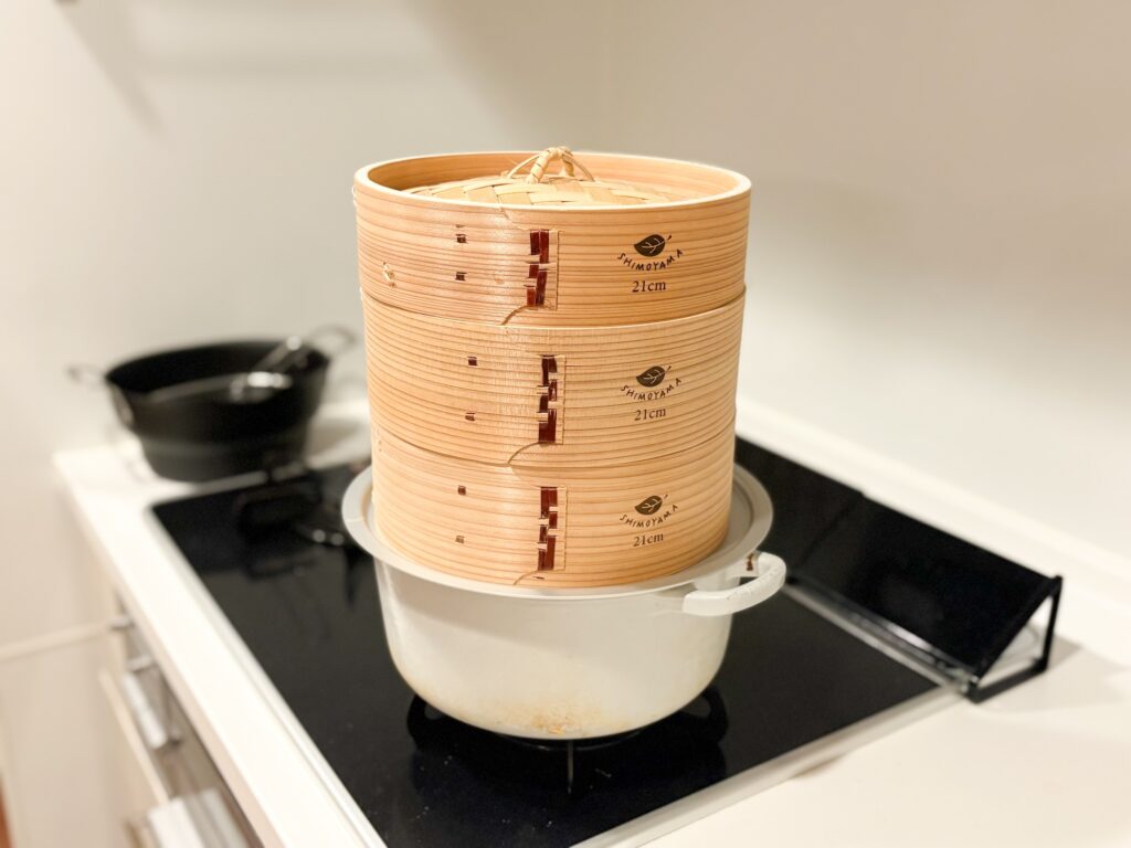 「霜山」の竹せいろ