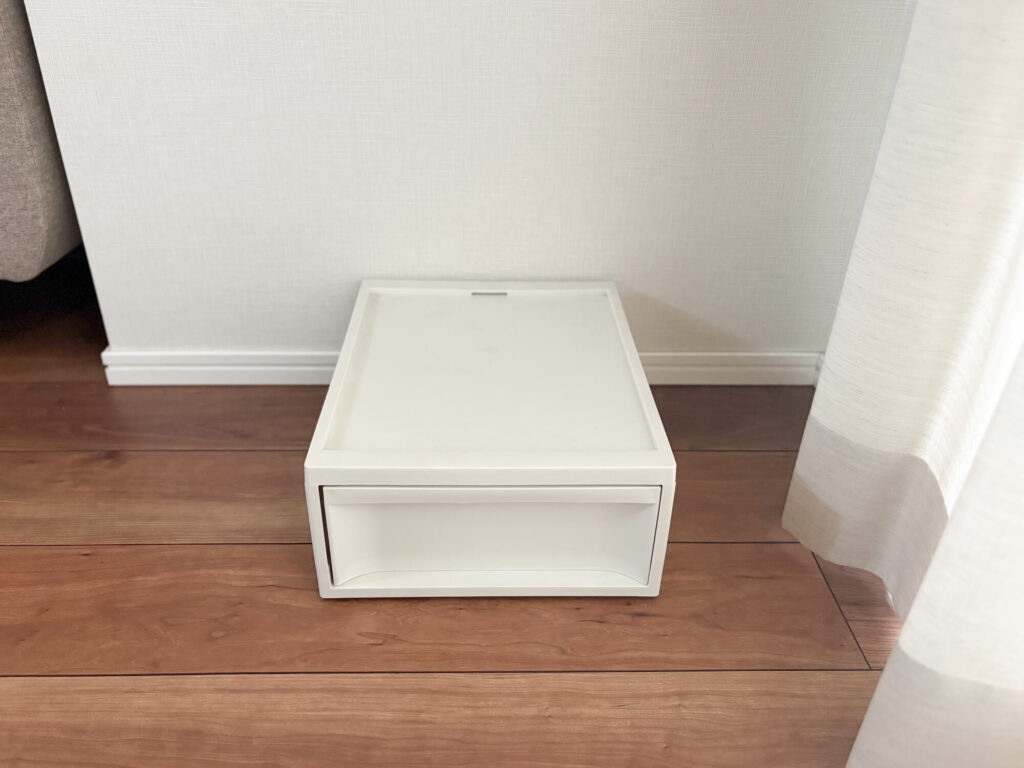 プラスチック収納「RISU」のオープン収納としても使える「スタックシステムケース」